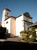 Blick auf die Kirche