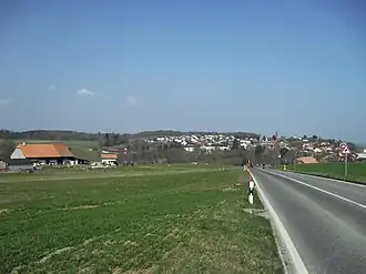 Sicht auf Cottens