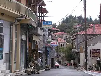 Hauptstraße in Vytina