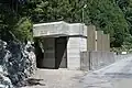 Wägitalersee Wasseralarmzentrale Man beachte die militärische Funkantenne (30–80 MHz)