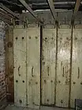 Wäschetrockenanlage im Keller der Elisabethhalle