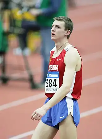 Andrei Tereschin bei den Hallenweltmeisterschaften 2006 in Moskau