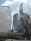 250 Vesey Street (links), 200 West Street (Mitte) und 200 Vesey Street