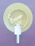 Rückseite mit Mechanik