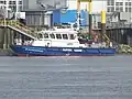 „kleines Küstenstreifenboot“ WSP4 der WSP Niedersachsen in Brake (Unterweser)