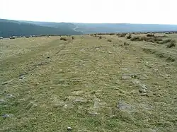 Abschnitt des Wade's Causeway im Wheeldale Moor