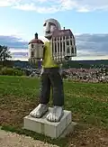 Wallfahrer, Aluminiumguss, 2013, Schwäbisch Gmünd, Wege zur Kunst