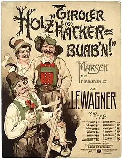 J. F. Wagners Opus 356 aus dem Verlag Adolf Robitschek