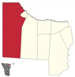 Karte Katwitwi in Namibia