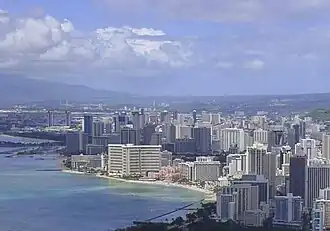 Blick über Honolulu