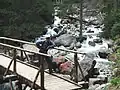 Brücke über den Fluss