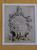 Wappen auf dem Seitentrakt