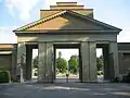 Eingangsportal von der Friedhofsseite aus gesehen (2008)