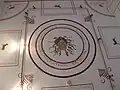 Rekonstruierte Wandmalerei im Praetorium