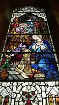 Wallerfangen, Hospitalkapelle, Fenster „Verkündigung“