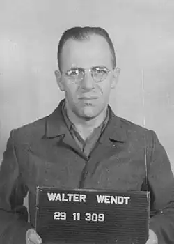 Walter Wendt, Zivilist und Personalchef der Erla-Maschinen­werke