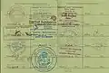 Wanderpass mit Kontrollstempel