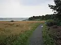 Rundwanderweg um die Insel (hier: NO) mit Blick auf den Schärengarten und das schwedische Festland