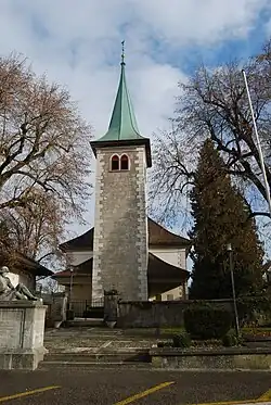 Wangen an der Aare, Reformierte Kirche von (1825).