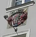 Markgräfliches Wappen in der Hofer Ludwigstraße
