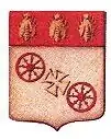 Mainzer Rad mit Bienen im Wappen der Bonne ville de l’Empire français Mayence ab 1811