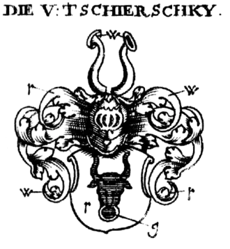 Wappen derer von Tschirschky in Siebmachers Wappenbuch ca. 1701
