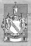 Wappen mit Enterhaken und durchgehenden Sprossen