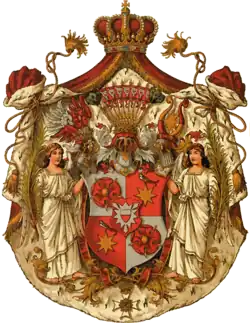 Wappen von Schaumburg-Lippe mit Herzogskrone