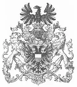 Großes Wappen der Freien und Hansestadt Lübeck im Deutschen Reich