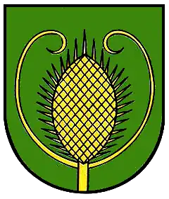 Wappen von Dillstädt mit Distelkolben