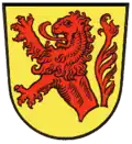 Echterdingen („In Gold ein oberhalber roter Löwe.“)