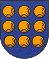 Wappen des heutigen Fleckens Gartow und der Samtgemeinde gleichen Namens