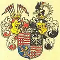 Das Wappen derer von Mansfeld ab 1481 in Siebmachers Wappenbuch von 1605