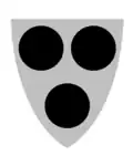 Wappen der Familie Gronsfeld in Silber