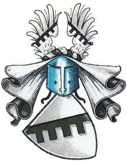 Stammwappen derer von Grotthuß im Wappenbuch des Westfälischen Adels