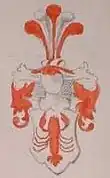 Wappen derer von Krevet von Franz Josef Brand im Paderbornschen Rittersaal