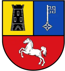Das Wappen des Landkreises Stade