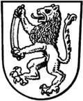 Offizielles, seit ca.&nbsp;1950 von der Gesellschaft geführtes Wappen