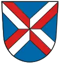 geständertes Andreaskreuz