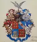 Wappendarstellung der Noé Edlen von Archenegg (im Österreichischen Staatsarchiv)