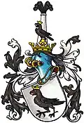 Wappen der Rabe von Pappenheim im Wappenbuch des Westfälischen Adels