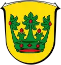 Blätterkrone im Wappenschild von Rodenbach (bei Hanau)
