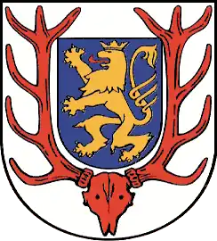 Das Wappen der Stadt Sondershausen