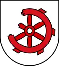Wappen von Stuttgart-Vaihingen mit dem Katharina-Rad