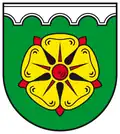 „Poppenburger Rose“ im Wappen von Wennigsen (Deister)