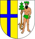 Wappen Zehngerichte-Bund, Variante mit Wildem Mann (1549)[7]