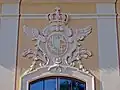 Wappen am Gartenpavillon Schloss Moritzburg