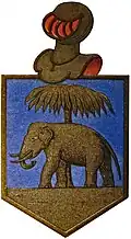 Stammwappen mit Schildfuß