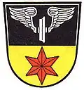 Pressig (1957–1978): roter Stern mit Flügelrad