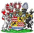 Wappen der Gafen von Quadt-Wyckrath genannt Hüchtenbruck